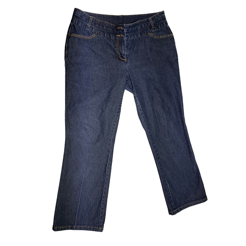 Women’s low rise Bisou Bisou jeans in size 16